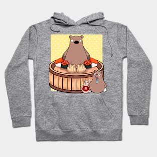 Sushi and bear Hoodie